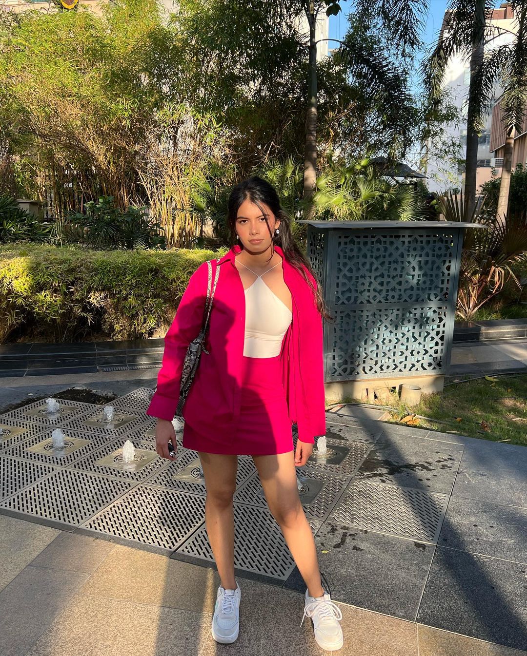 Hot Pink Skirt
