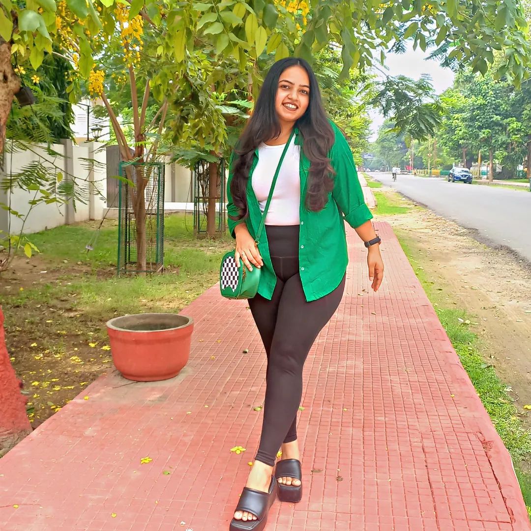 Emerald green shirt