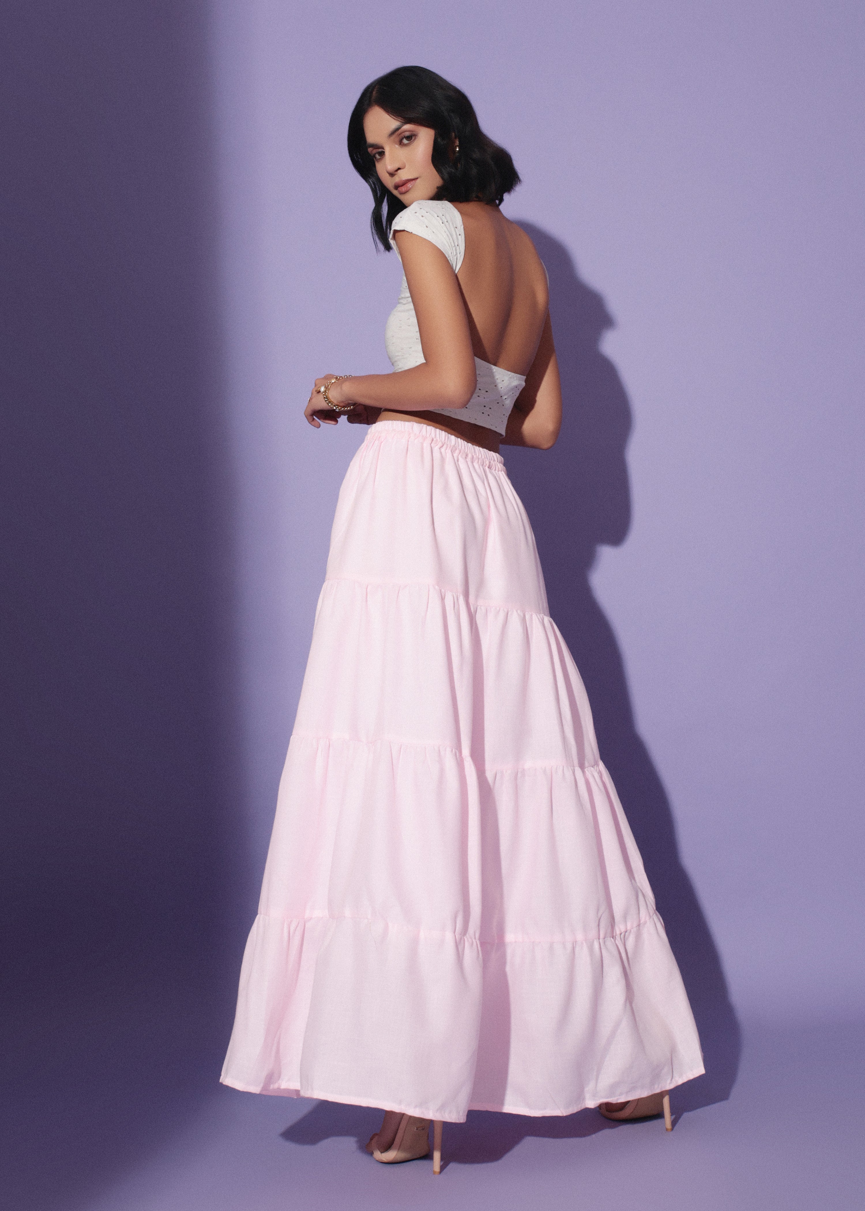 Bubblegum Bliss Pink Skirt- Studioanne