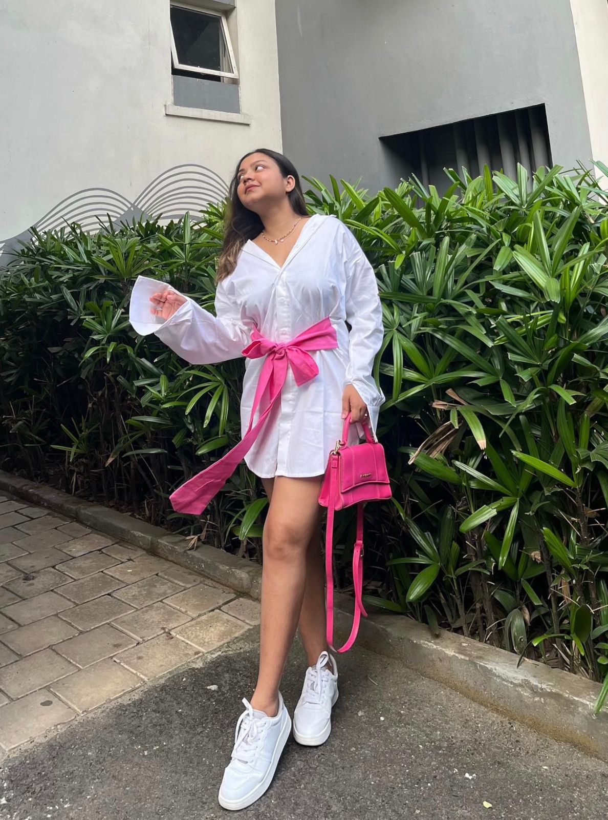 Paparazzi Pink Shirt Dress
