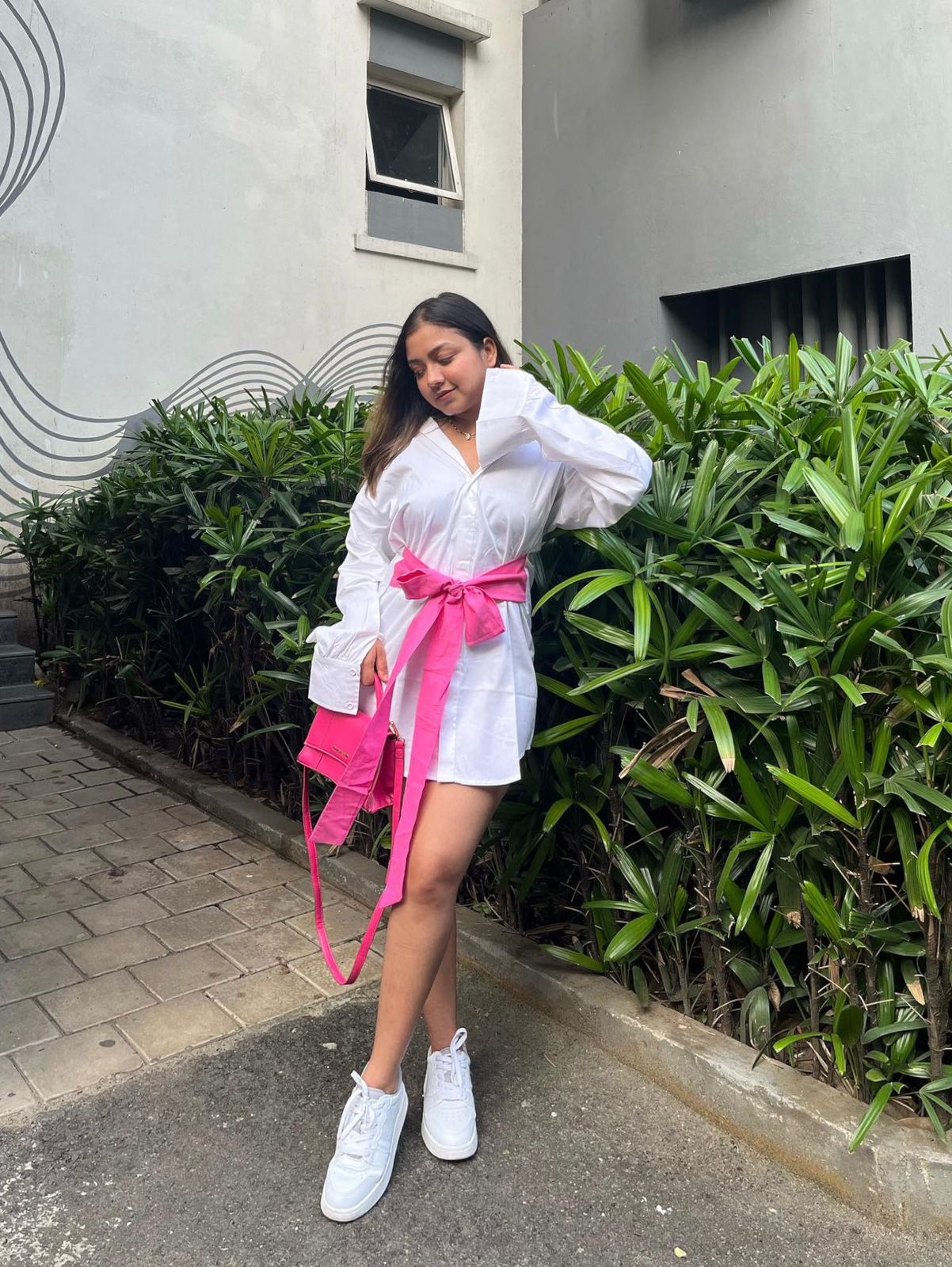 Paparazzi Pink Shirt Dress