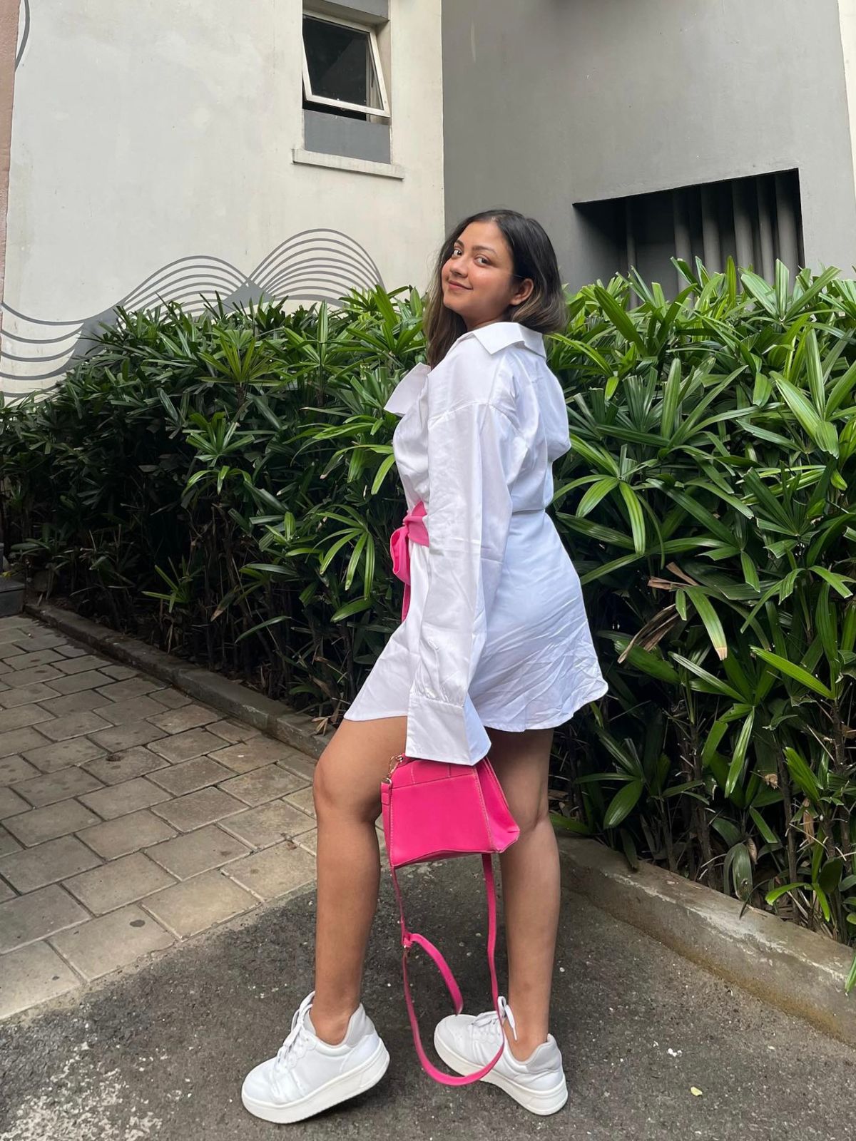 Paparazzi Pink Shirt Dress