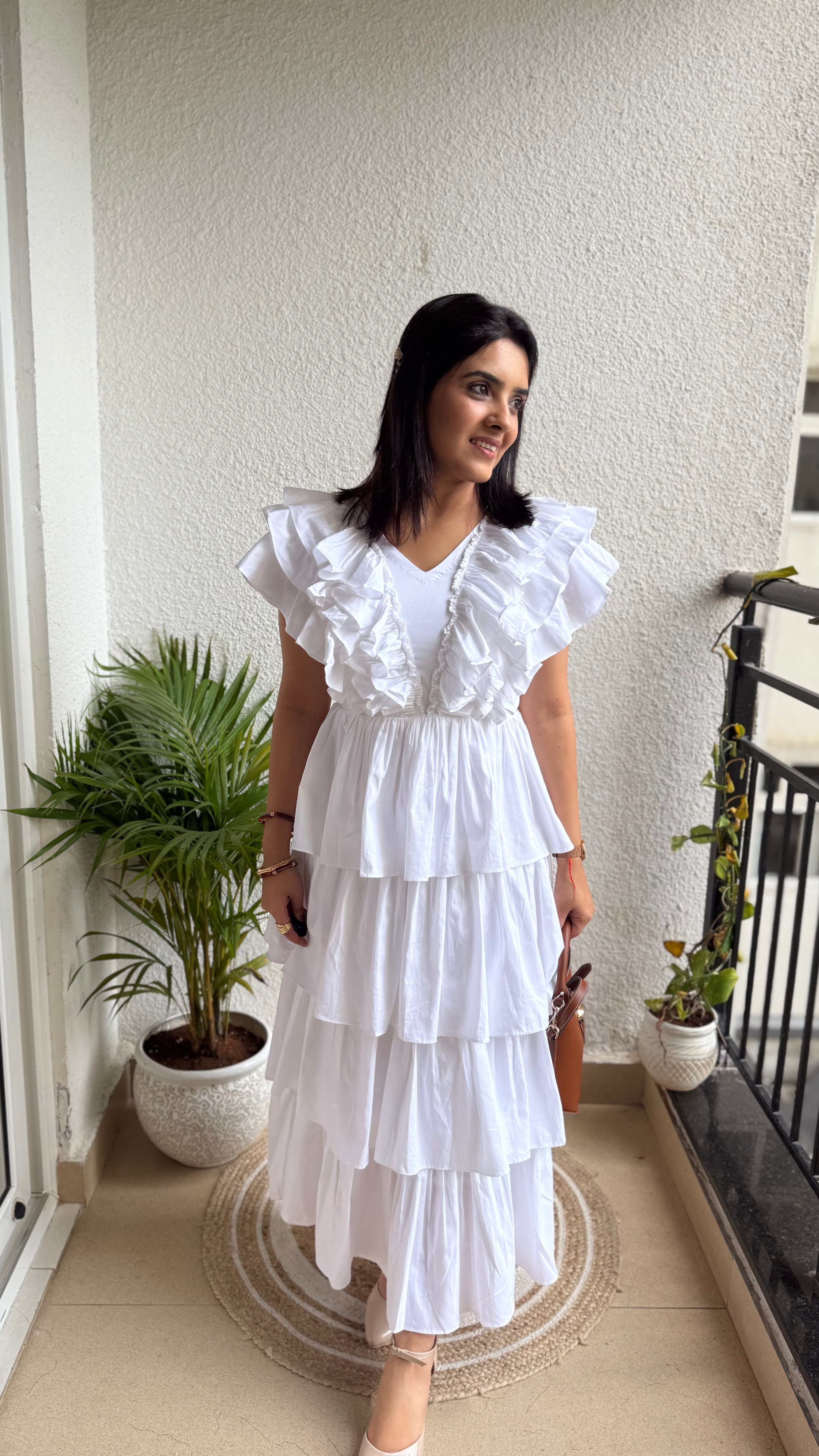 Whispering Ruffles Dress