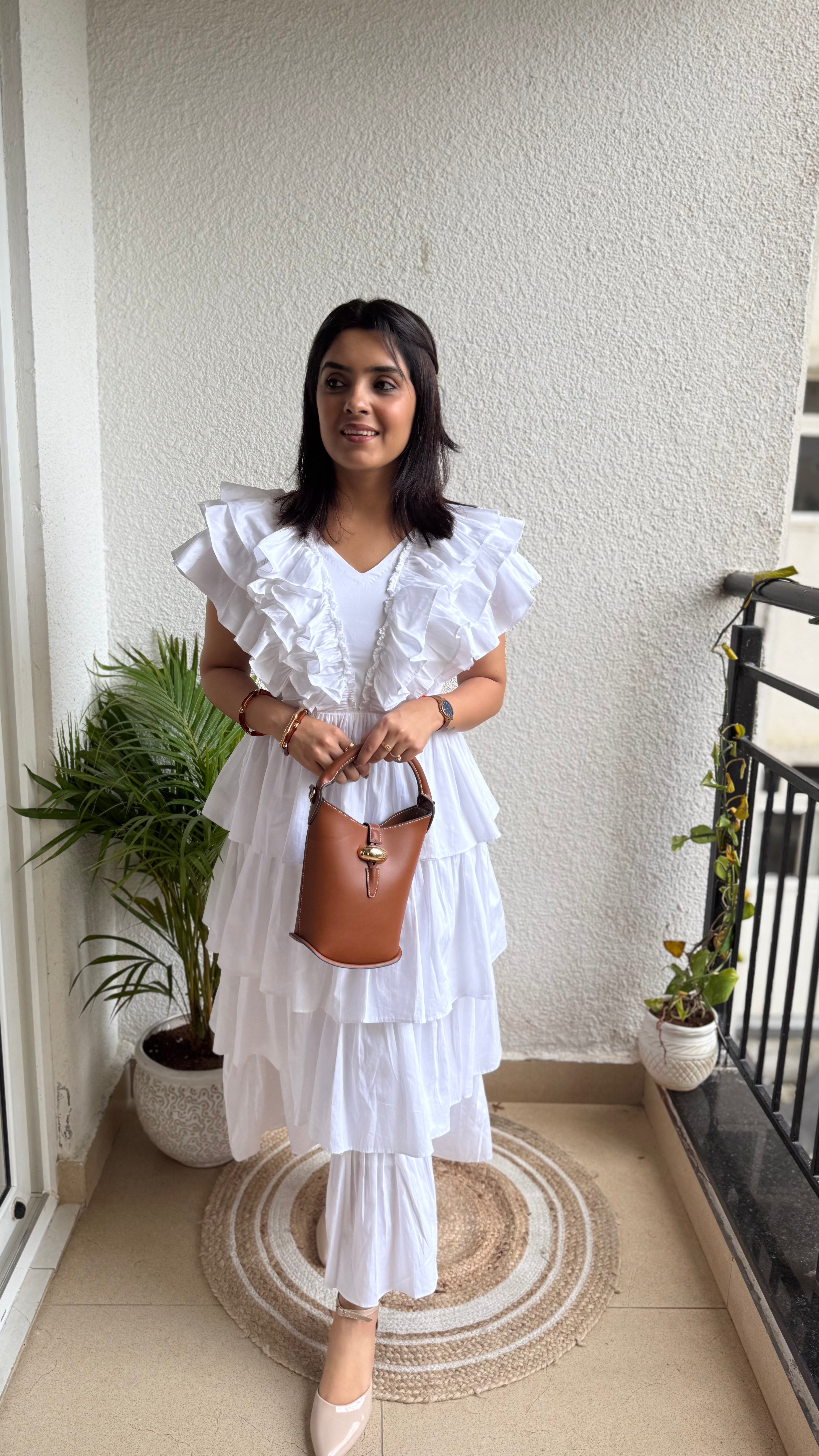 Whispering Ruffles Dress