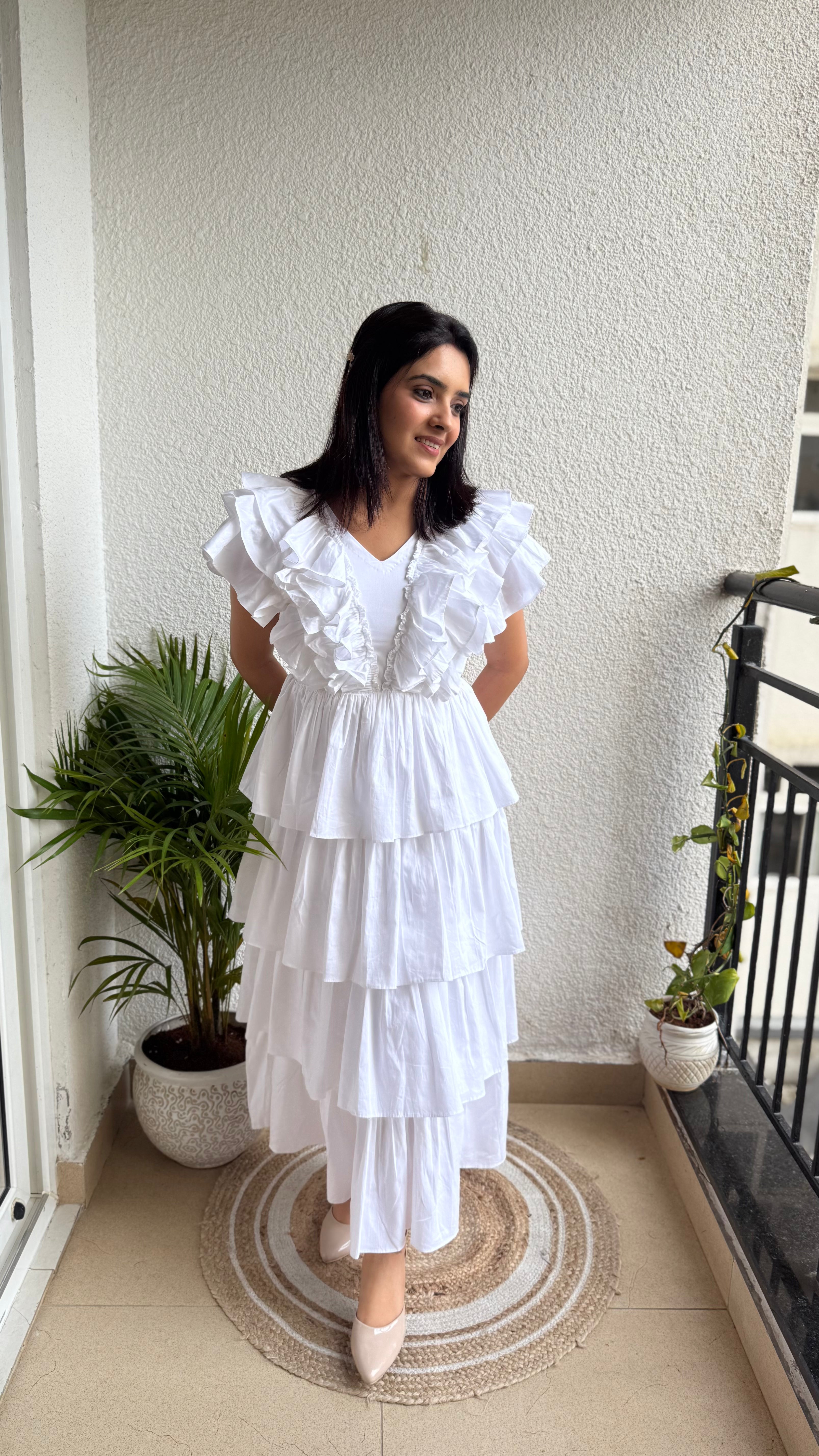 Whispering Ruffles Dress