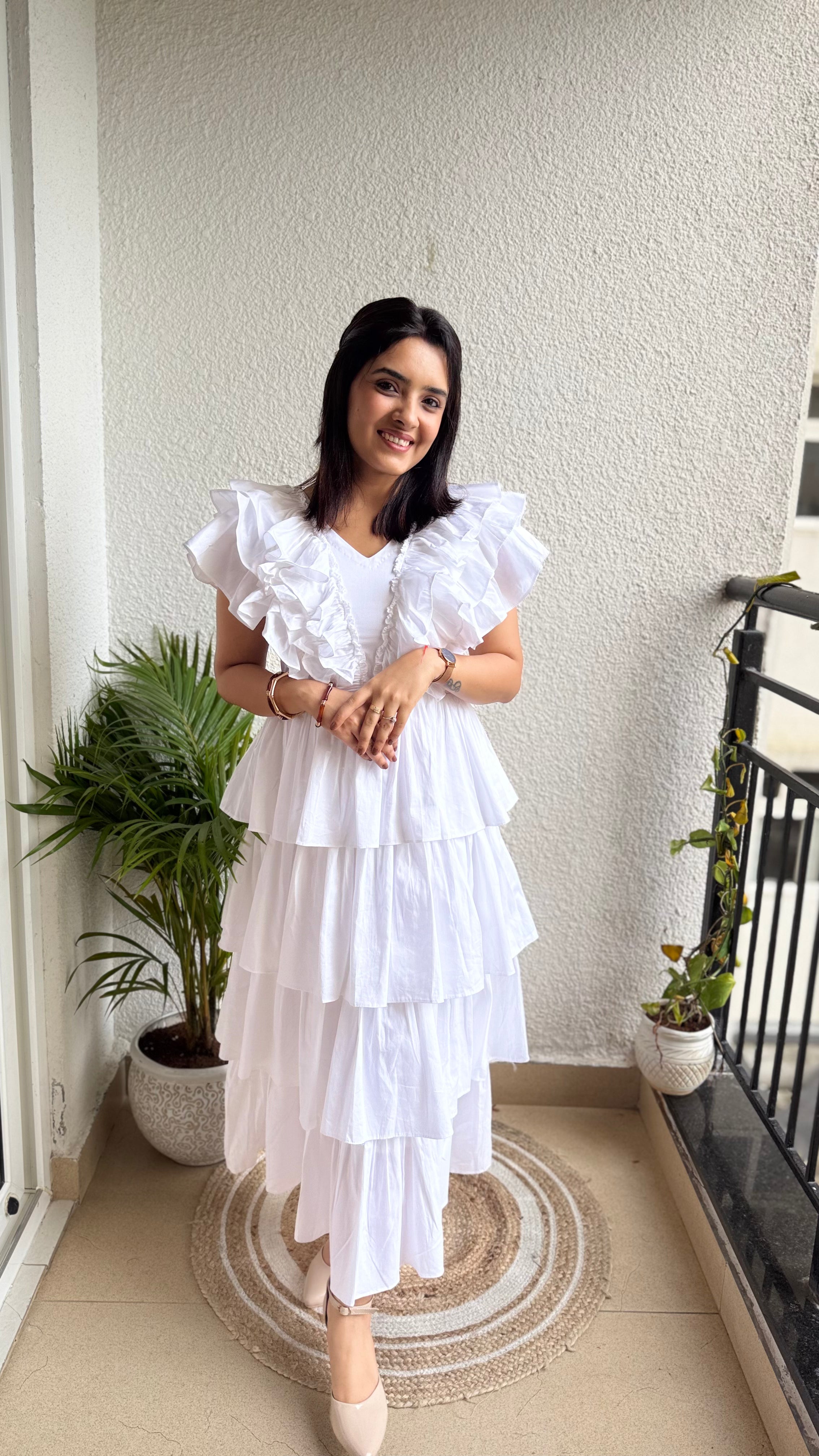 Whispering Ruffles Dress