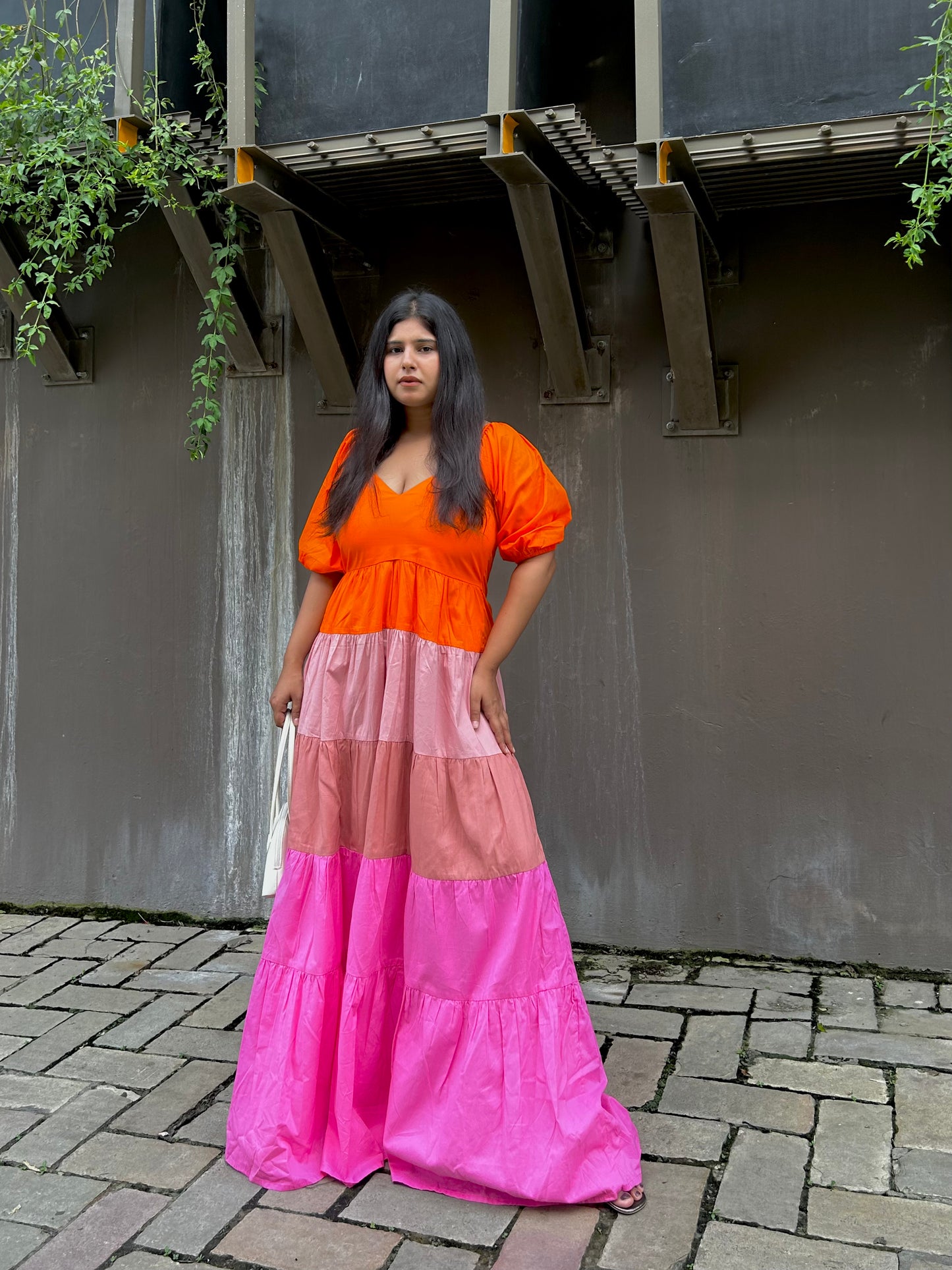 Rainbow maxi dress