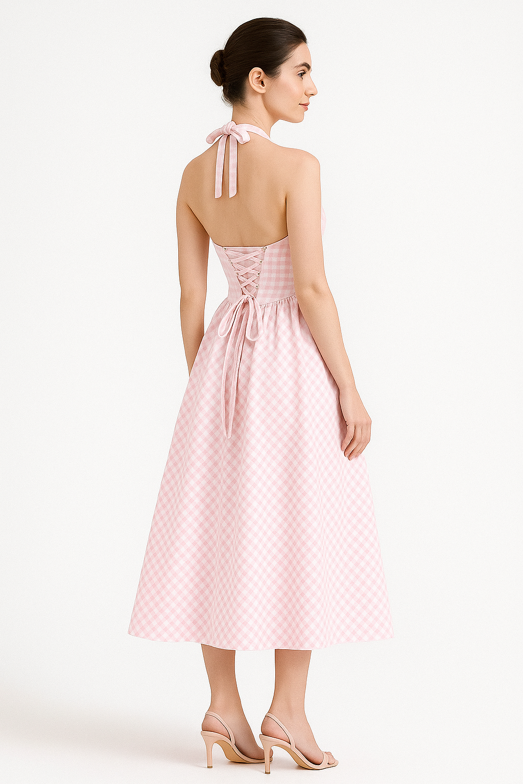 Gingham Maxi Dress