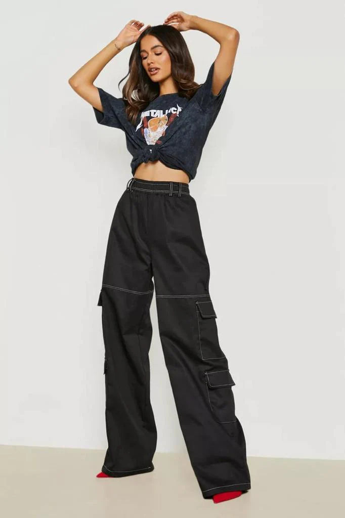Black Cargo Pants