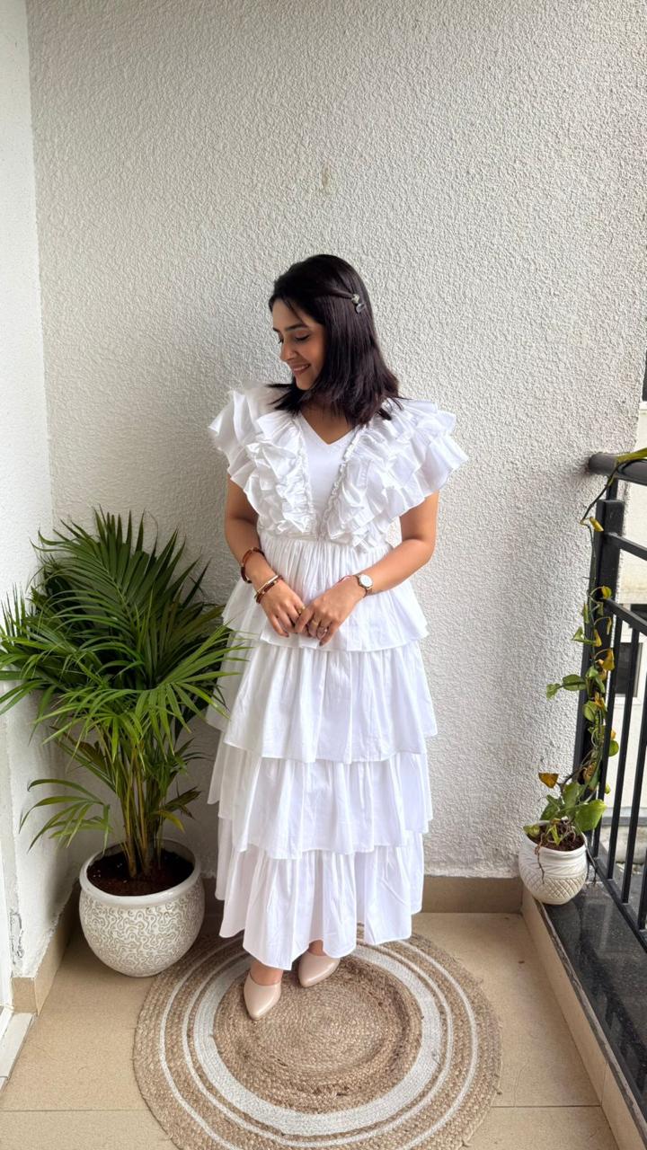 Whispering Ruffles Dress