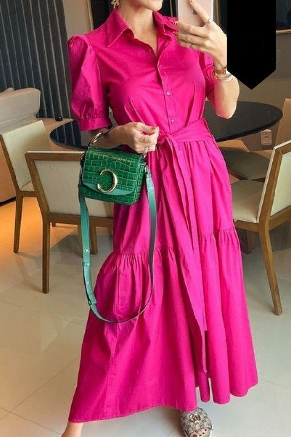 Hot Pink Maxi Dress