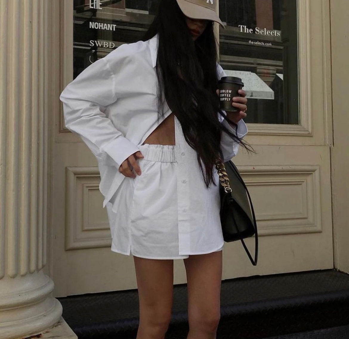 White Shorts