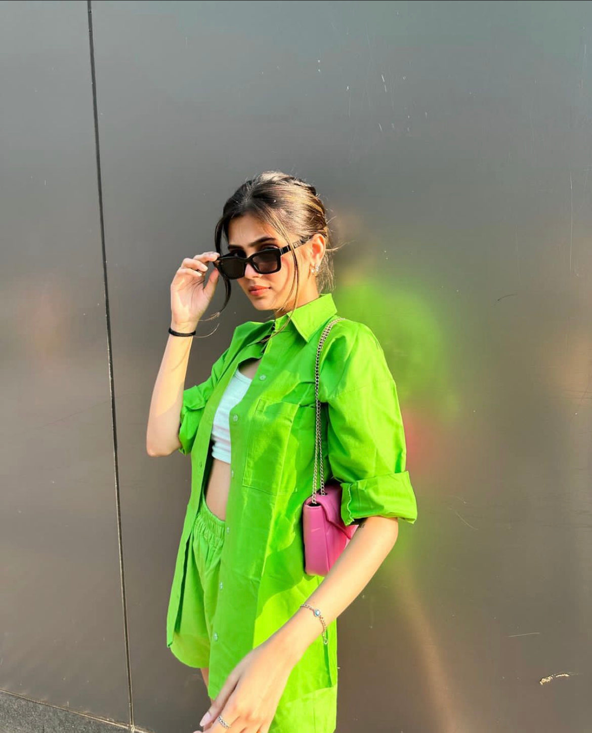 Lime Oversized Shirt