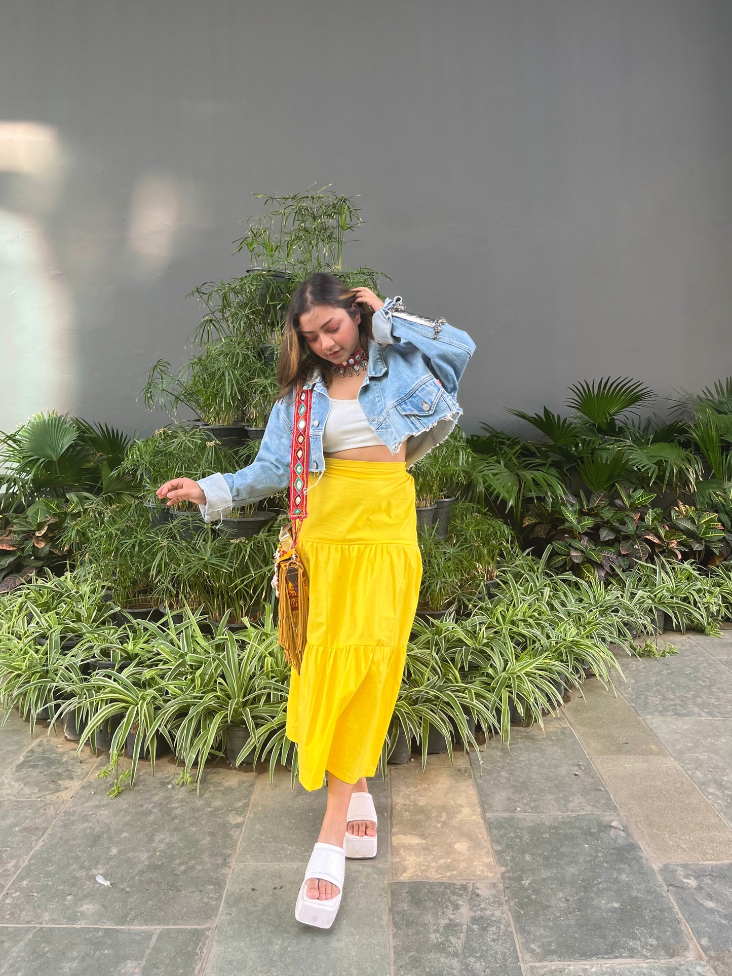 Yellow Long Skirt