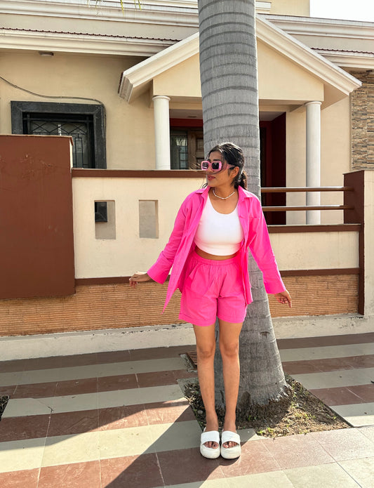 Baby Pink Co-Ord Set