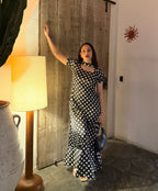 Polka Maxi Dress