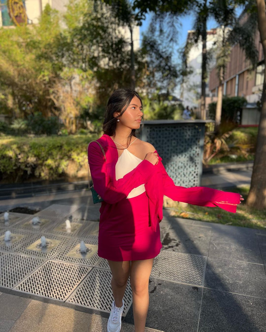 Hot Pink Skirt