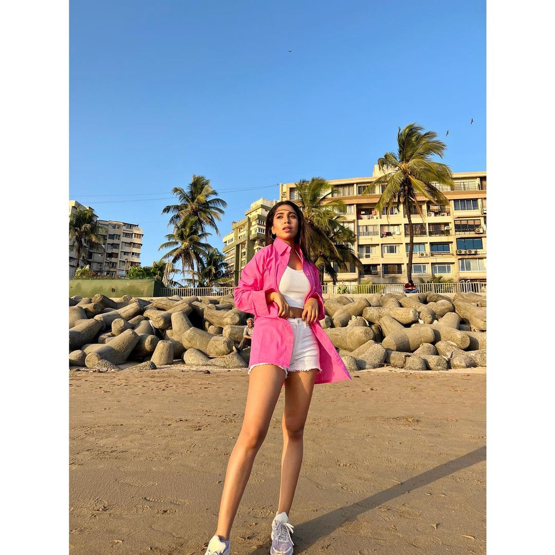 Salmon Pink Oversized Shirt