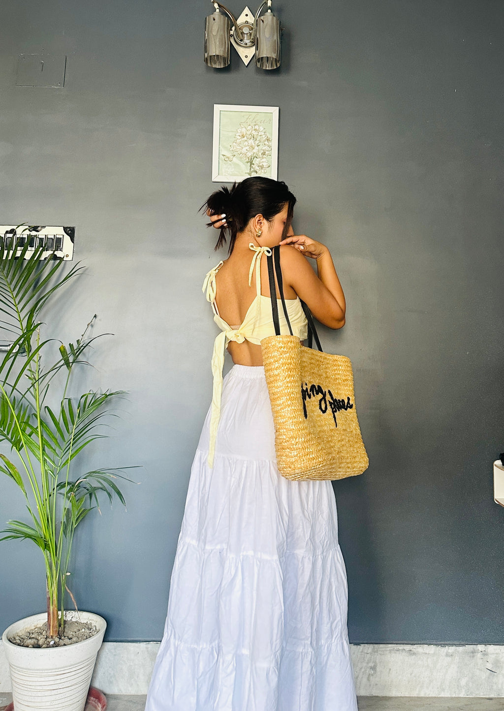 Bubblegum White Maxi Skirt | Stylish and Elegant 