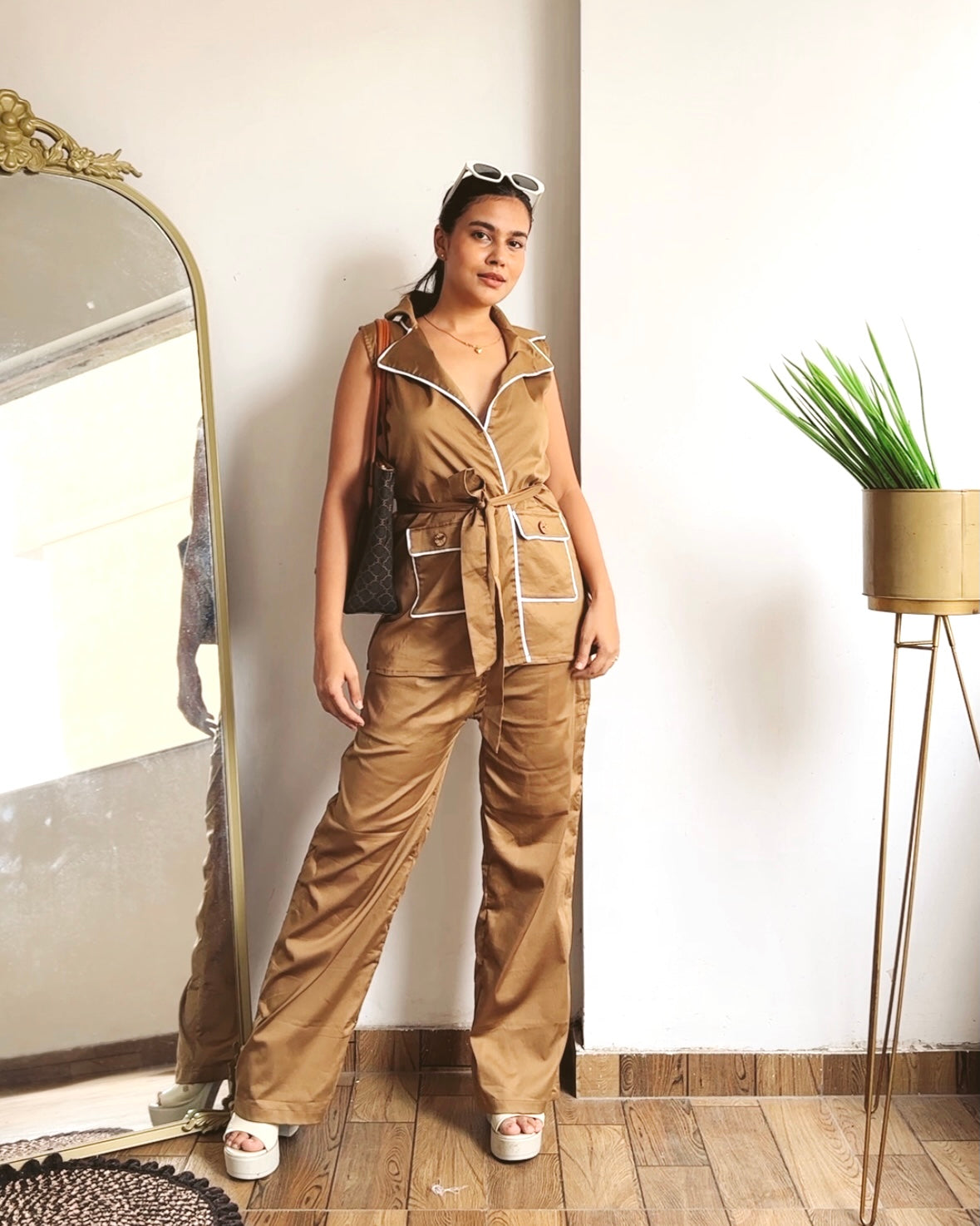 Beige Pants