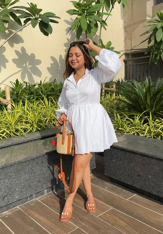 Valencia Puff Dress