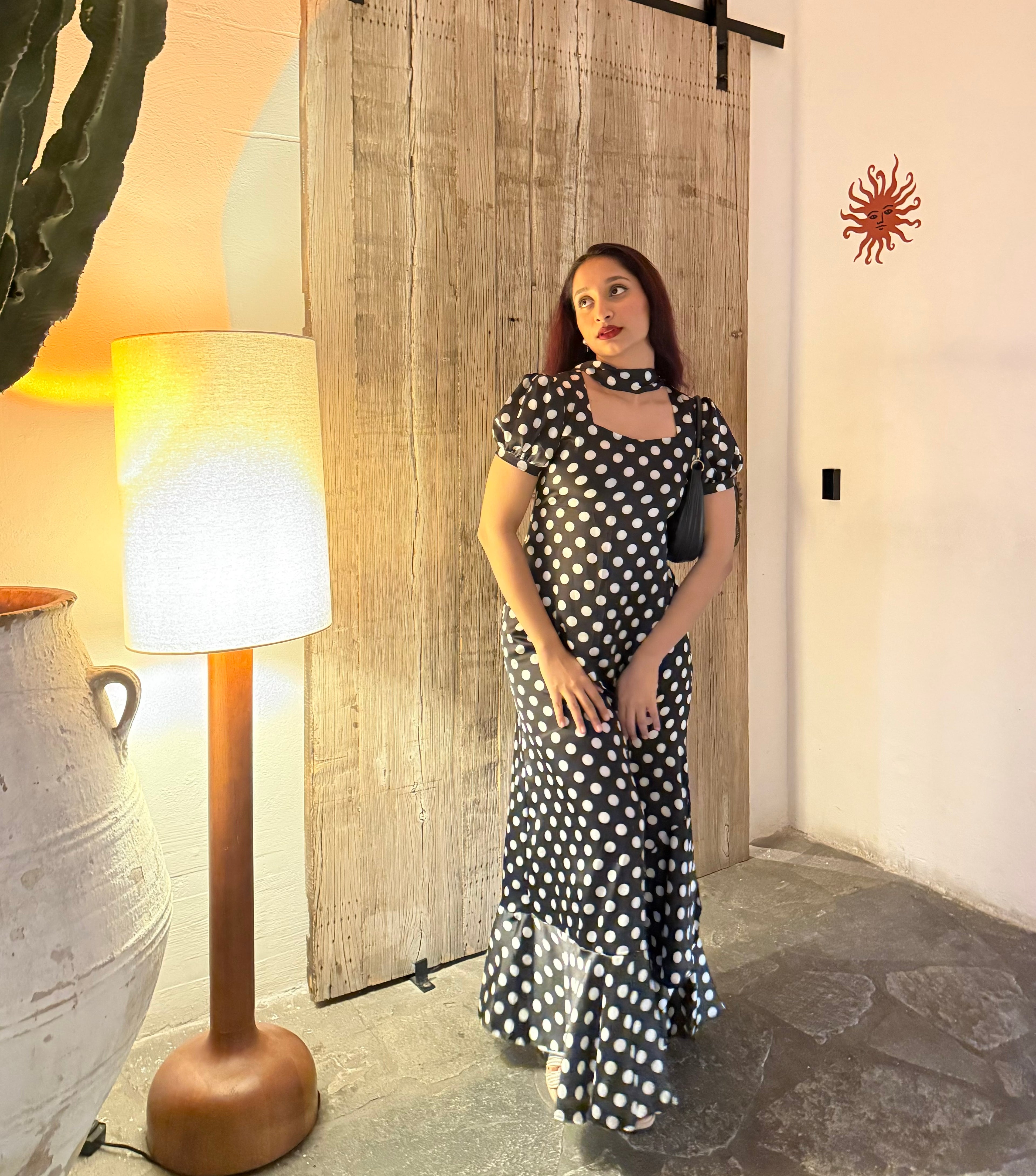 Polka Maxi Dress