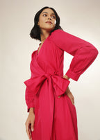 Cherry Lady Tie Dress- Studioanne