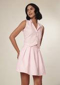Skater Pink Mini Skirt for Women -Studioanne