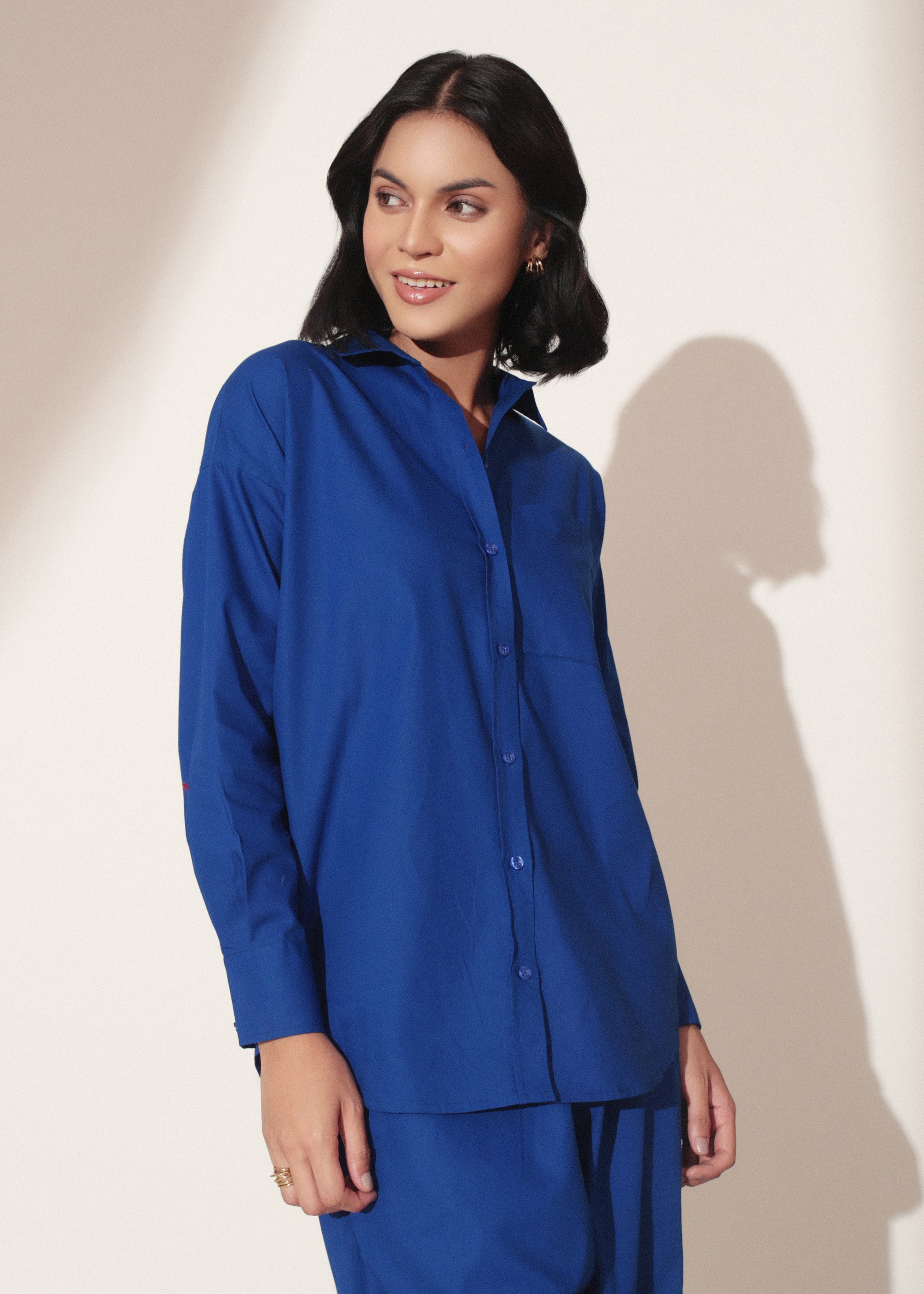 Modern Minimalist Blue Co-ord Set- Studioanne