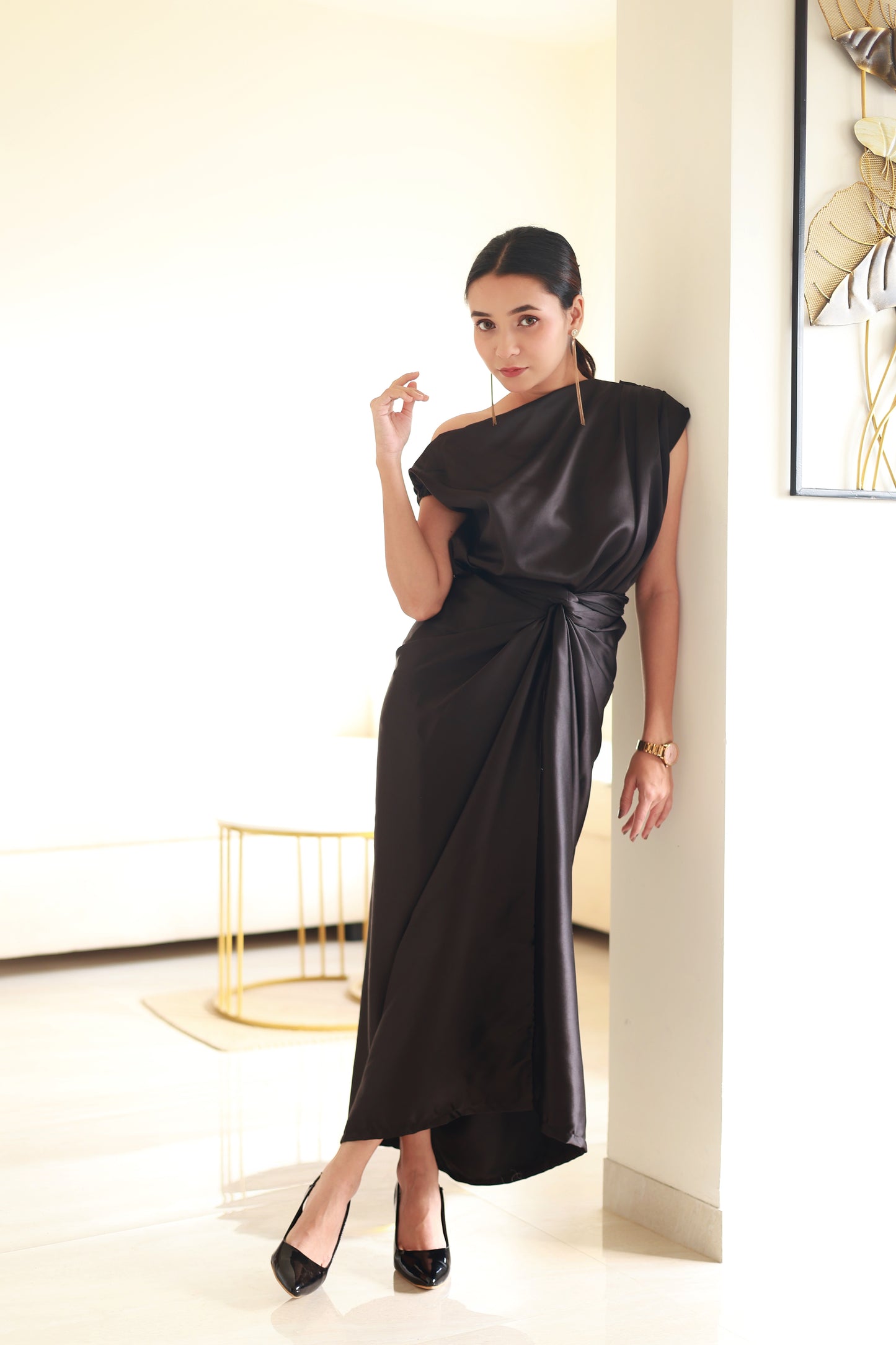  Black Women's Wrap Skirt -Studioanne
