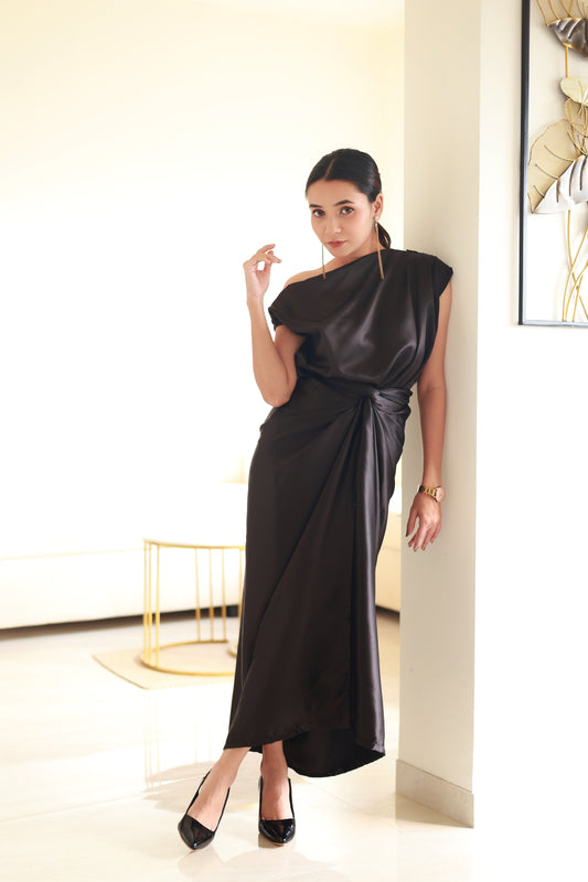  Black Women's Wrap Skirt -Studioanne