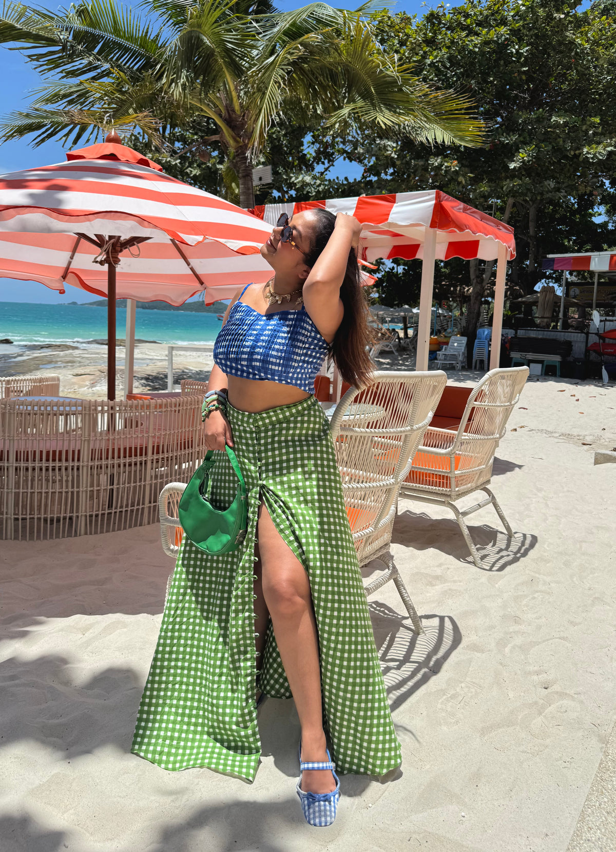 Capri Check Skirt
