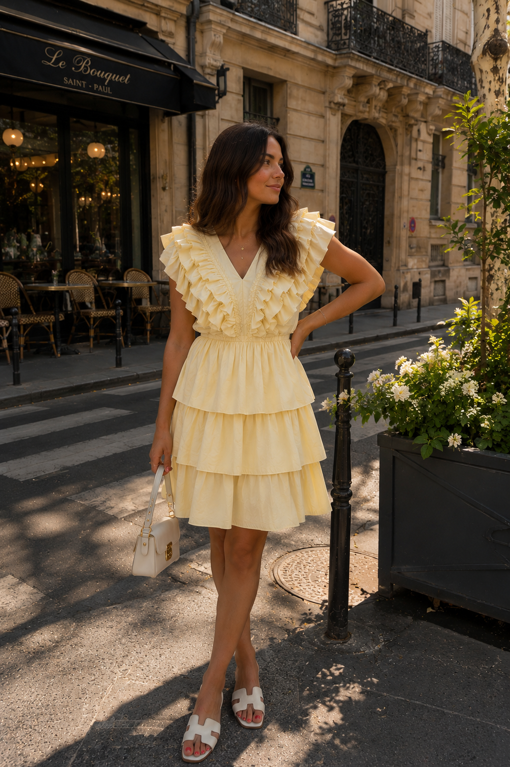 Rose Ruffle Dress