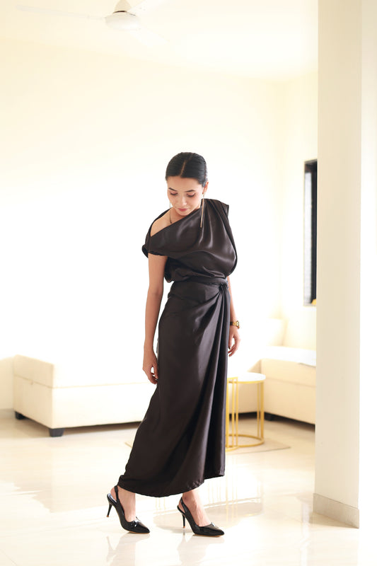  Black Women's Wrap Skirt -Studioanne