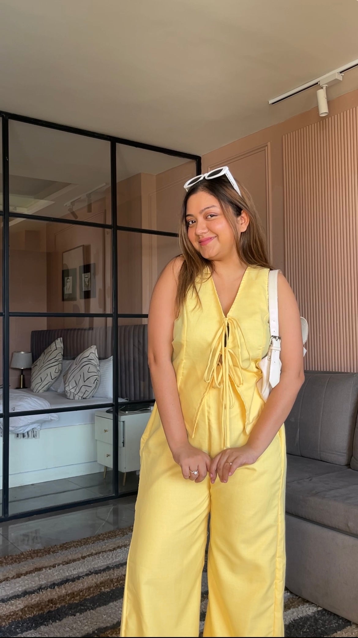 Yellow Breeze Co-Ord Set | Stylish Co-Ord Set for Women-Studioanne