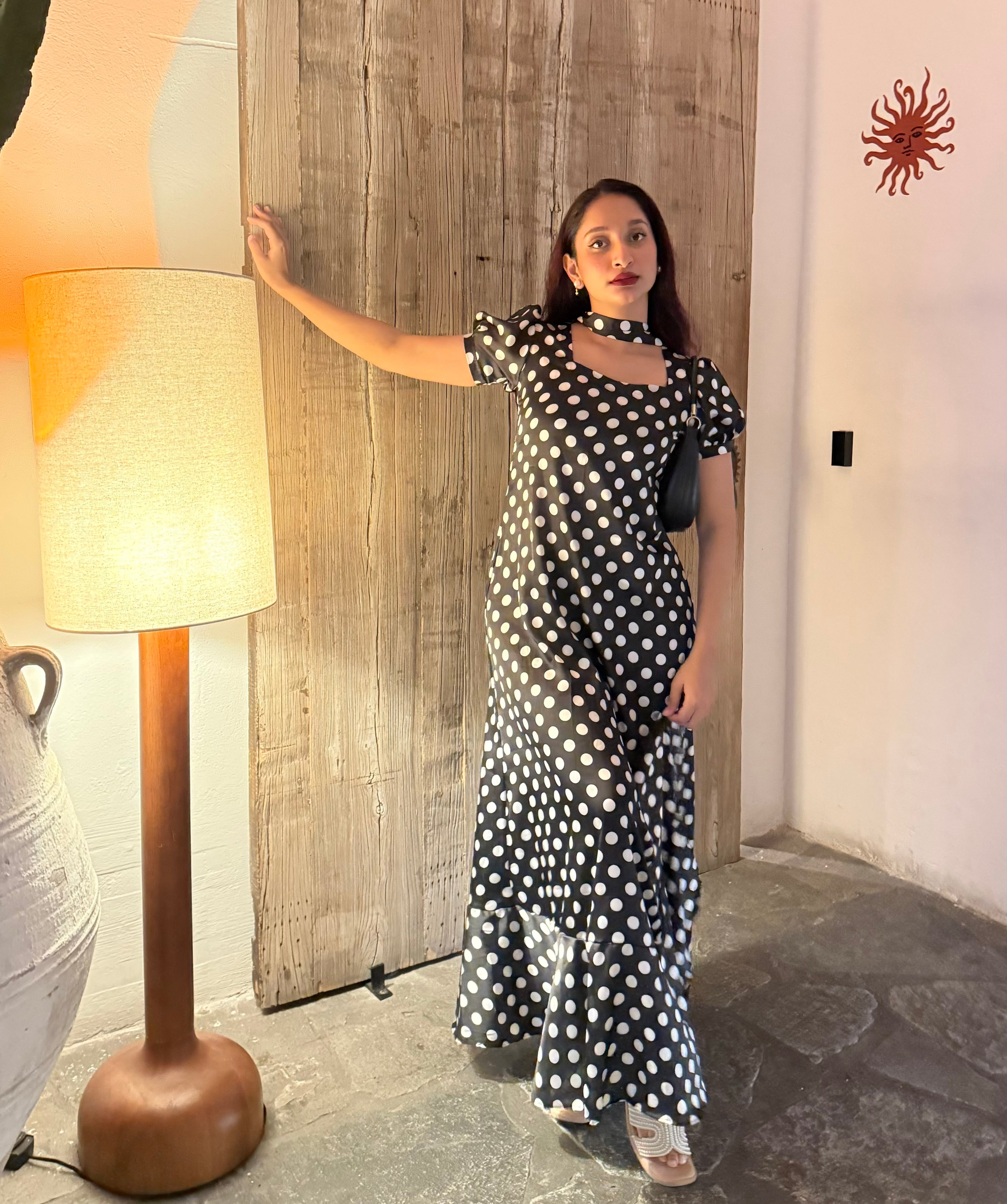 Polka Maxi Dress