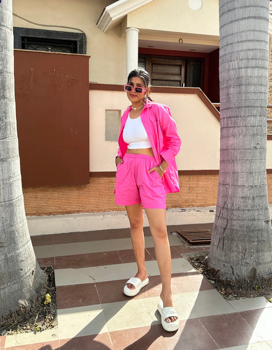 Baby Pink Co-Ord Set