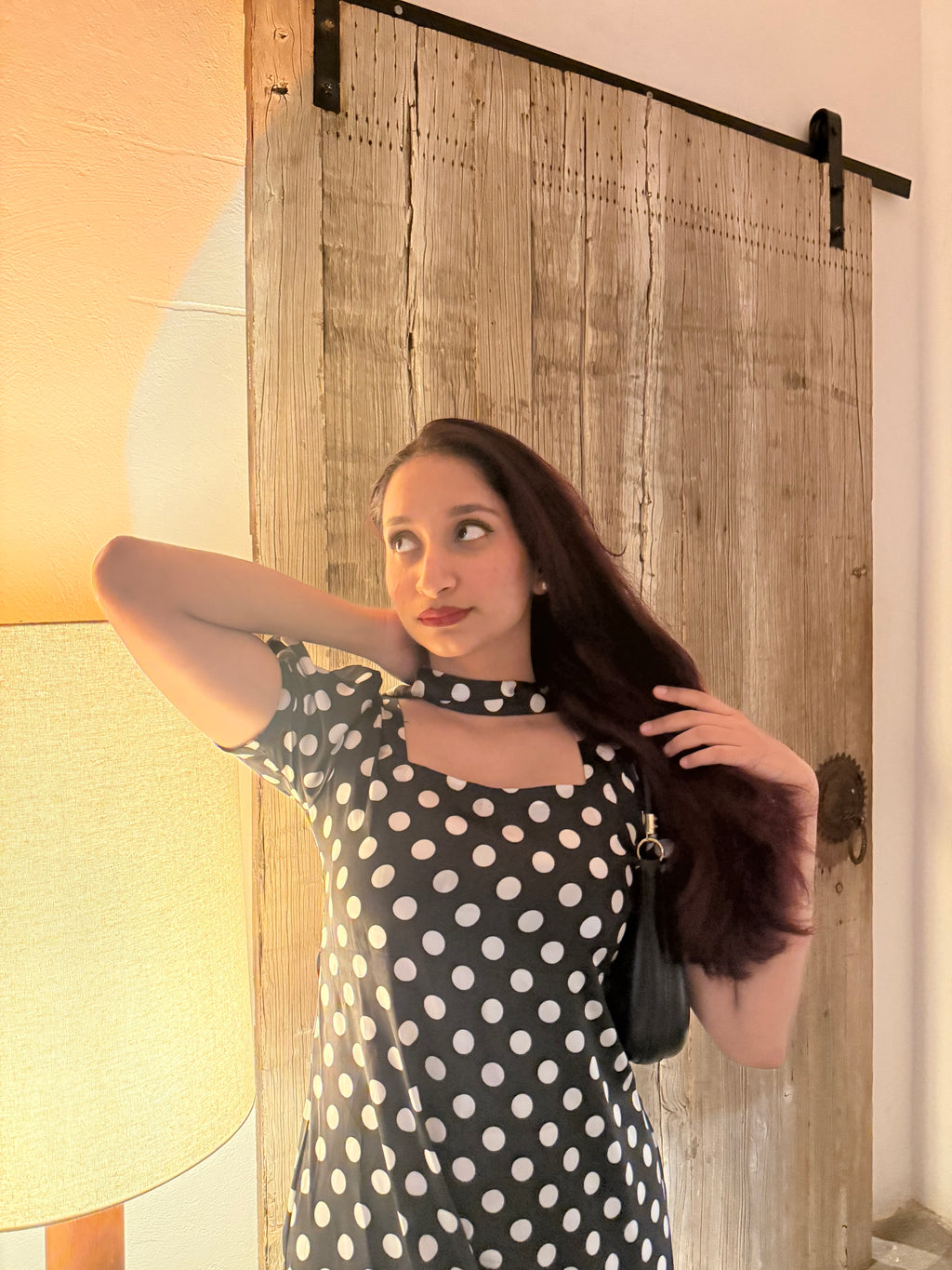 Polka Maxi Dress