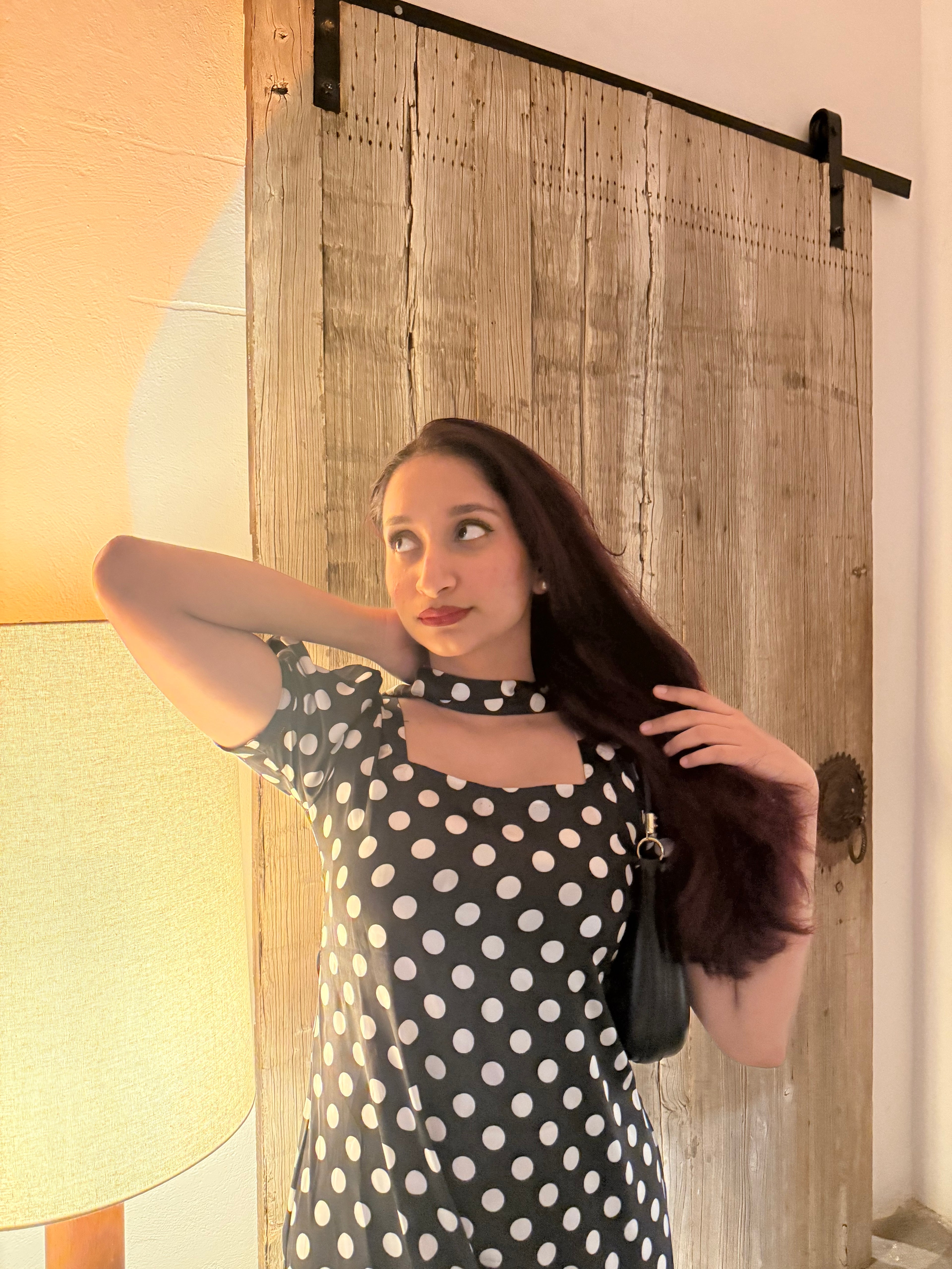 Polka Maxi Dress