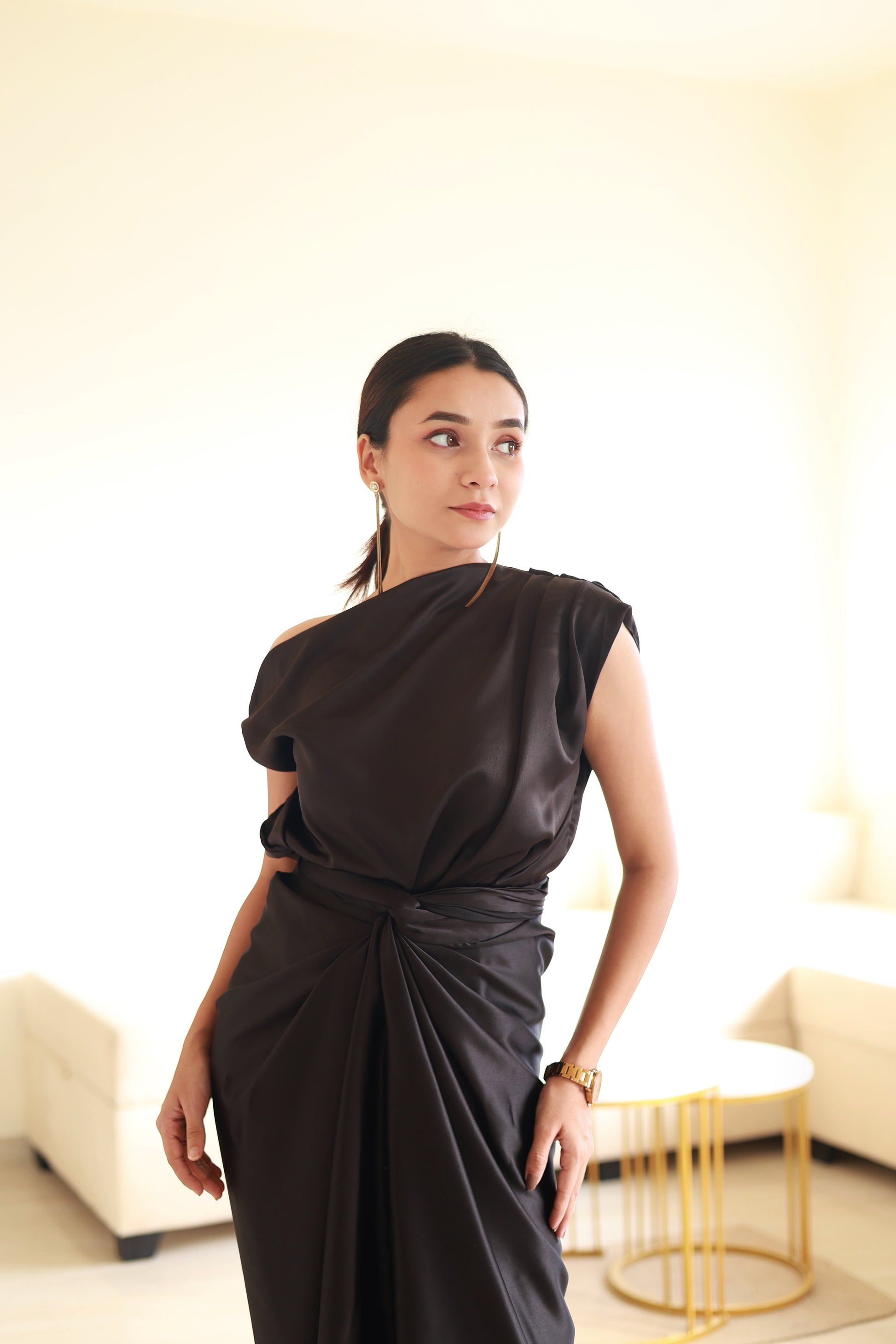  Black Women's Wrap Skirt -Studioanne