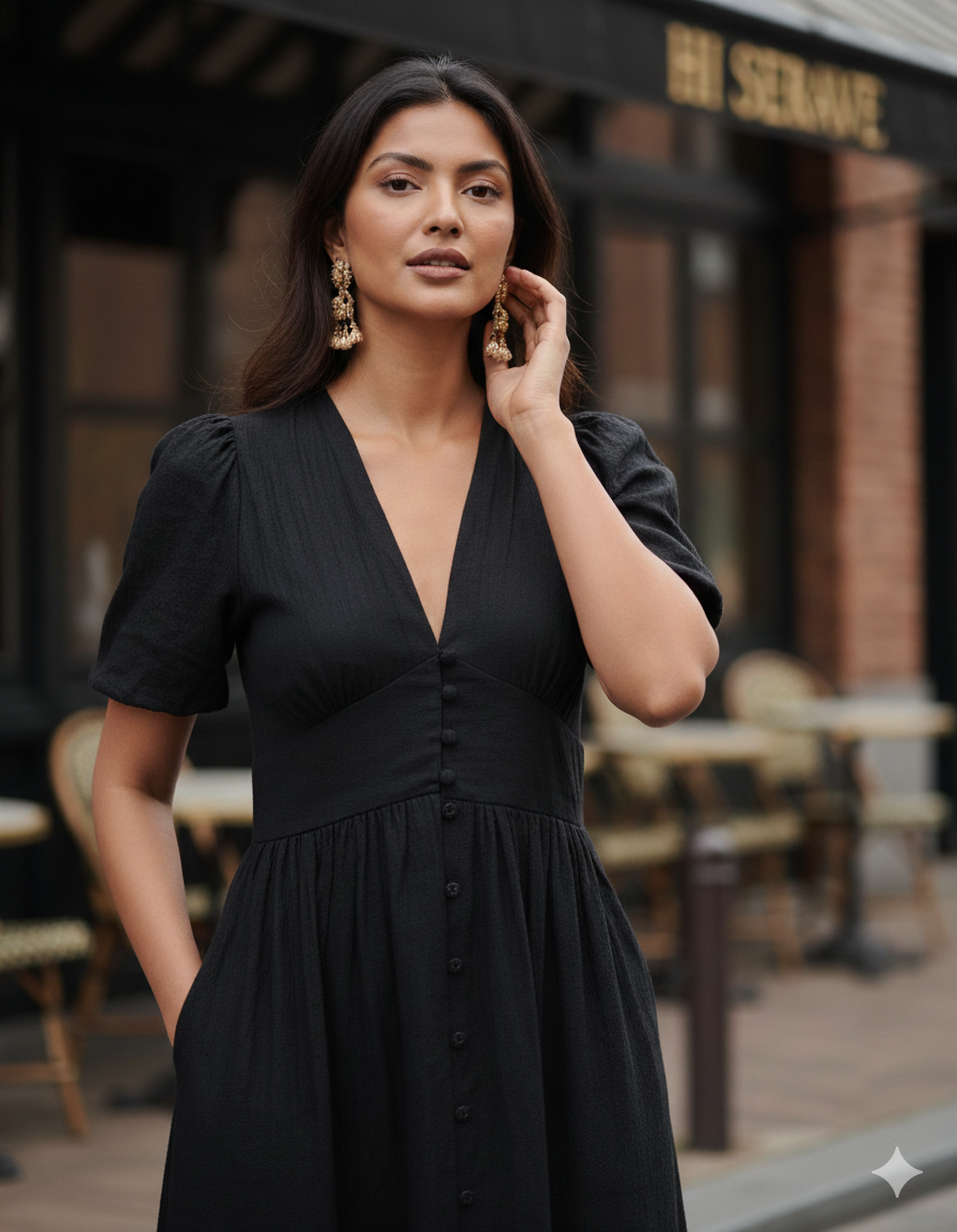 Celia Puff Dress