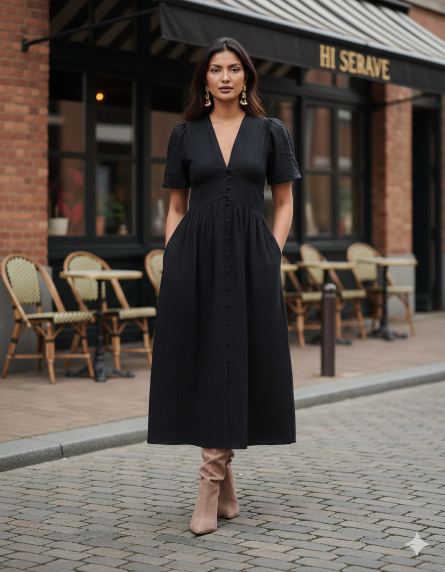 Celia Puff Dress