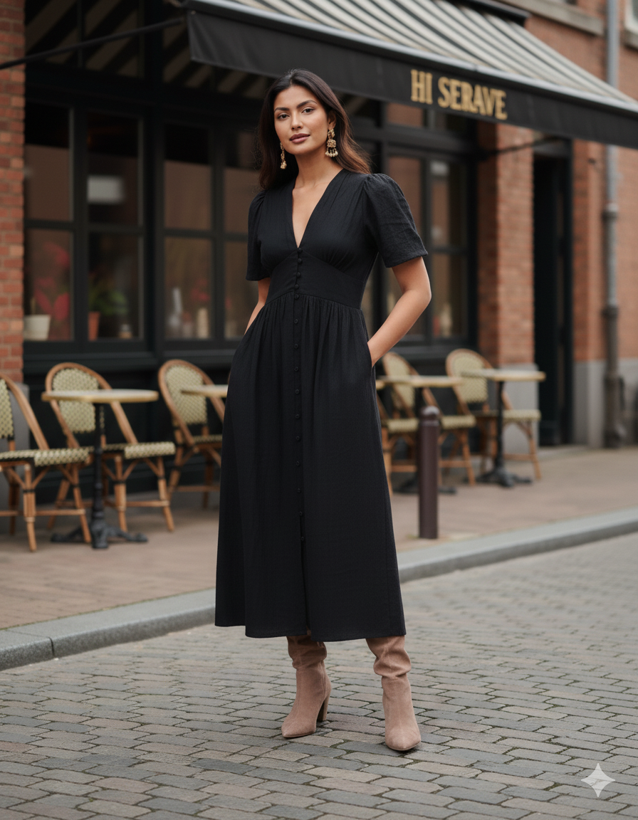 Celia Puff Dress