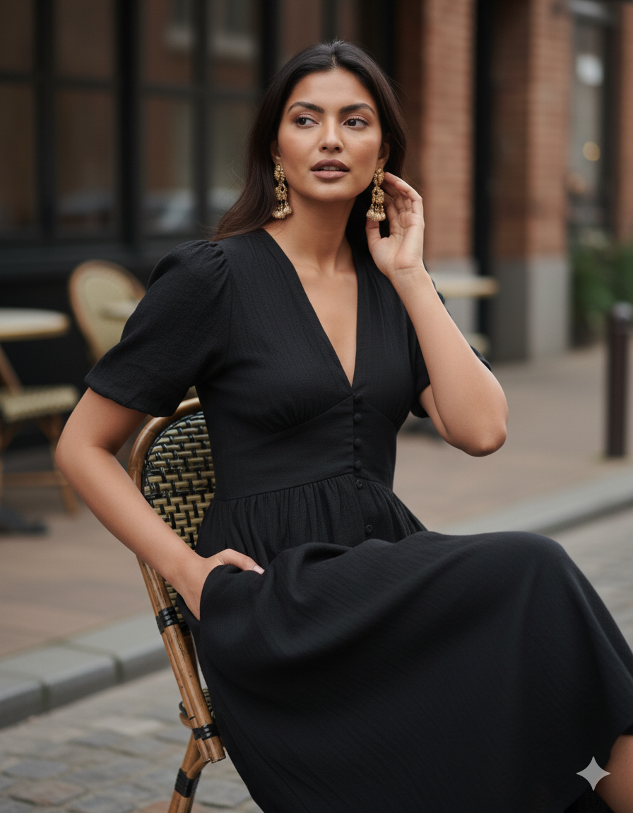 Celia Puff Dress