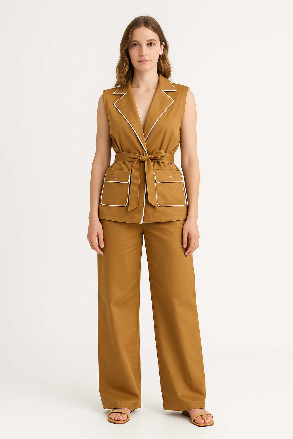 Beige Pants