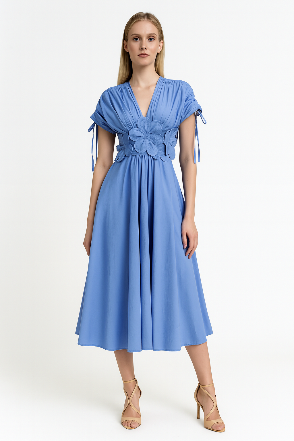 Blue Floral Dress