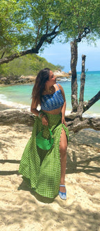 Capri Check Skirt