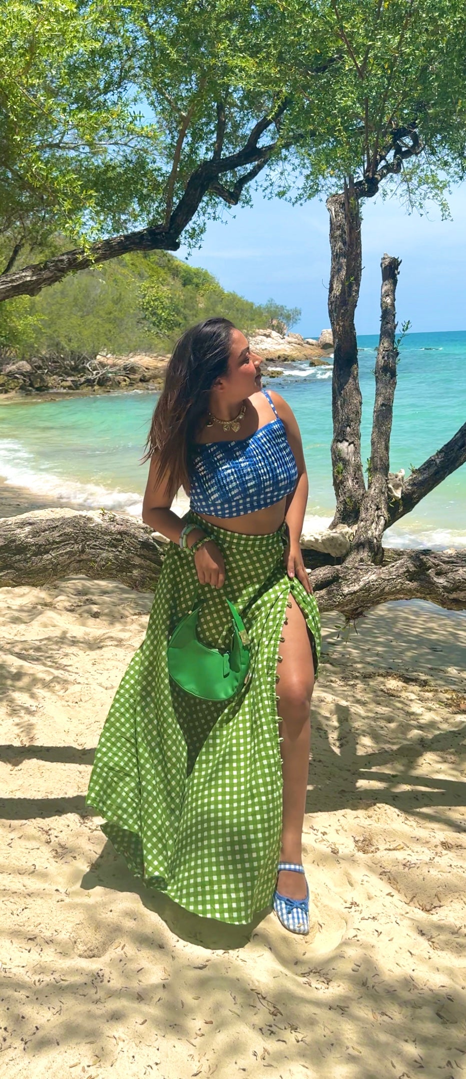 Capri Check Skirt