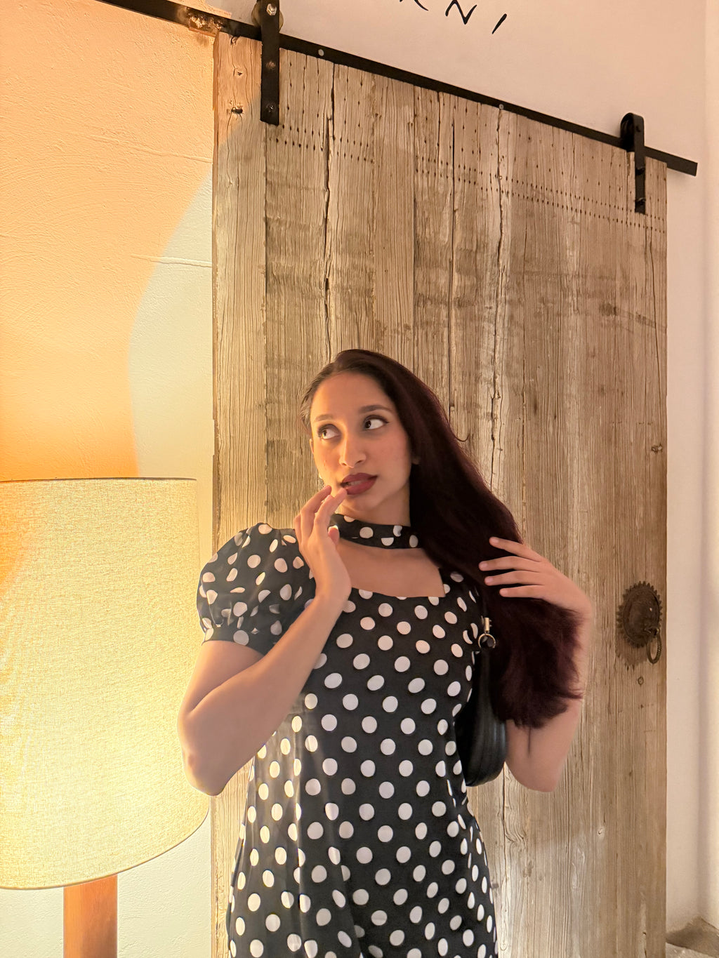 Polka Maxi Dress