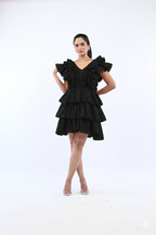 Rose Ruffle Dress